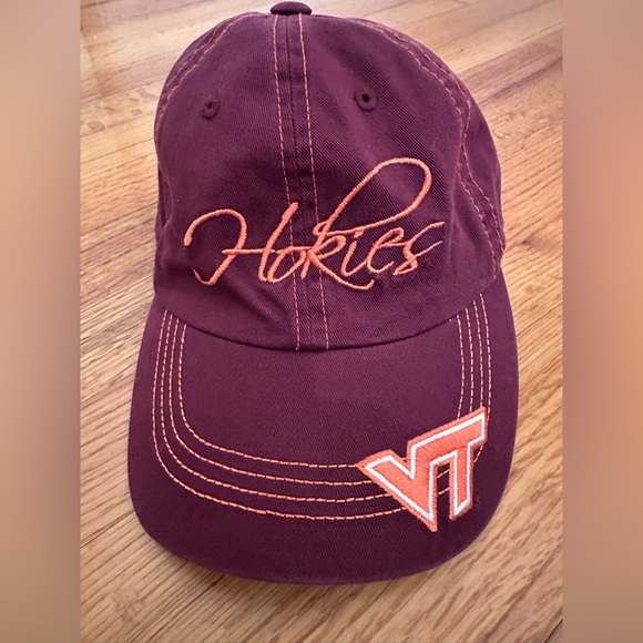 Virginia Tech Hokies fan cap hat collegiate headgear Adjustable - Picture 2 of 7